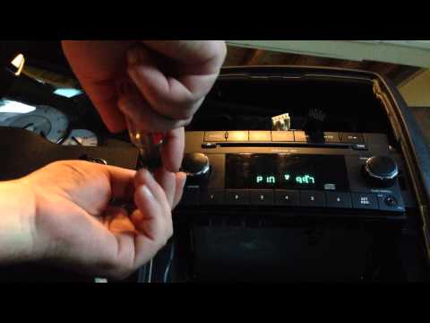 how to remove cd player from chrysler 300