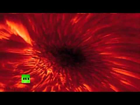 Stunning images of sunspots caught by largest solar telescope