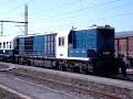 Alsthom A367 starts over again at Tithorea station immediately after it shut down