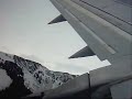 Spectacular Take Off CLOSE to the mountains (Juneau, Alaska)