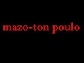 mazo-ton poulo