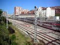 Trenes a su paso por Santa Eulalia/Treinen bij Barcelona (1)