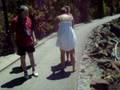 cracking a coconut on daydream island