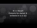 Mozart - Clarinet Concerto in A, K. 622 [complete]