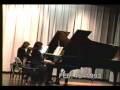 videos de Bach Christmas Oratorio Suite 4 of 7 - Aria in B - Zoya and Pavel Zarukin piano duet