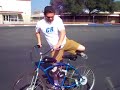 Motorized bicycle with Italian moped engine