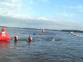 Dan's Tri Coming out of the swim