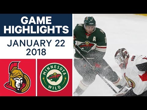 Video: NHL Game in 4 minutes: Senators vs. Wild
