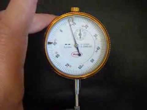 how to read a dial gauge in mm