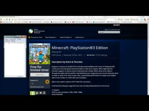 how to download minecraft on ps3
