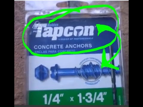 how to fasten into brick