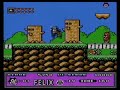part 1 of a playthrough of felix the cat for the nes. game completed with no continues on official hardware. playlist start at: www.youtube.com visit my website at terosclassicgaming.blogspot.com for more of my videos. felix the cat was actually one of the first videos i intended to do when i started recording these things, but for one reason or another i never got around to doing it. felix is a licensed platformer, much like the capcom disney games, but it's made by hudson soft instead. felix the cat is all about power-ups, every 10 felix tokens you collect gives you a new form for felix, which not only lets you take one more hit but also increases your offensive capabilities. the large number of forms in the game was pretty cool back in the day. also, like the capcom disney games, this game is also extremely easy and it's one of the ones i had no trouble beating back when i was a kid. this run isn't totally perfect, but felix the cat is a very long game and i didn't feel like starting the whole thing over to get rid of a couple mistakes, particularly considering how easy it is to die on the space stage. i do still try to spend a lot of time bouncing enemies after killing them, because there aren't a lot of other ways to show off in this game. 