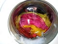 AEG 1008 Carat: Cottons 60�C part 2/3: End of main wash, rinses