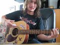 Le�on de guitare d�butant num�ro deux : Come as you are
