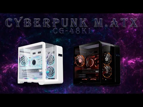 Vídeo de demonstração - CYBERPUNK WHITE M.ATX – CG-W8KI