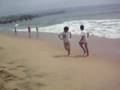 en la playa :Z