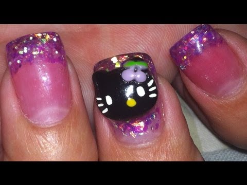 how to attach gems to gel nails