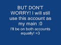 New (shared) account