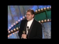 Janine Turner and John Larroquette present the award of Best Director of a Motion Picture to Robert Zemeckis for his movie 