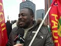 091113 Le tutel blu della Fiom Cgil in piazza per il lavoro