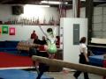 Samantha on Beam, @Delta Gymnastics, 2009 Harvest Invitational