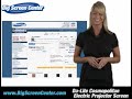 Da-Lite Cosmopalitan Electric Projection Screen Da-Lite Cosmopalitan Electric Projection Screen