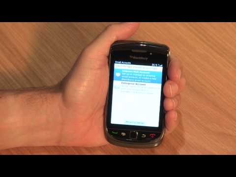 how to set email up on a blackberry