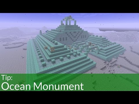 how to locate ocean monument minecraft