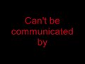 Thursday - In Transmission {with lyrics}