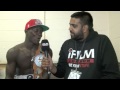 English Light-Middleweight champion Erick Ochieng talks to Kugan Cassius and iFilm London after his victory over AA Lowe at the Capital FM Arena in Nottingham on May 26th 2012. www.ifilmlondon.com
