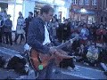 German streetband \"Expoding Bedrooms\" 1998 in Dublin