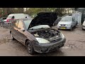 Ford Focus 1 1.6 16V Samochód złomowany (2004, Czarny)