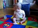 Sitting on playmat