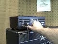 The Kustom Defender 5H guitar amp head. 5 watts, one 12AX7, on EL84. Played through a Kustom KG412 cab