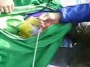 Cold Air Ground Balloon Blower Installation