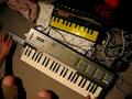 just for fun + a little sound demo of the siel dk-70 with roland space echo re-201