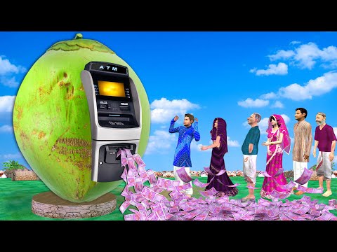 जादुई नारियल एटीएम पैसे Coconut ATM Money Funny Comedy Video Hindi Kahani हिंदी कहानिय Comedy Video
