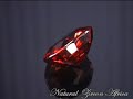 2.50ct OVAL NATURAL ORANGE WITH PINK TONE ZIRCON