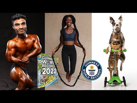Play this video What39s inside Guinness World Records 2022?