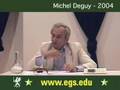 videos de Michel Deguy. Poetry. European Graduate School 2004 7/9
