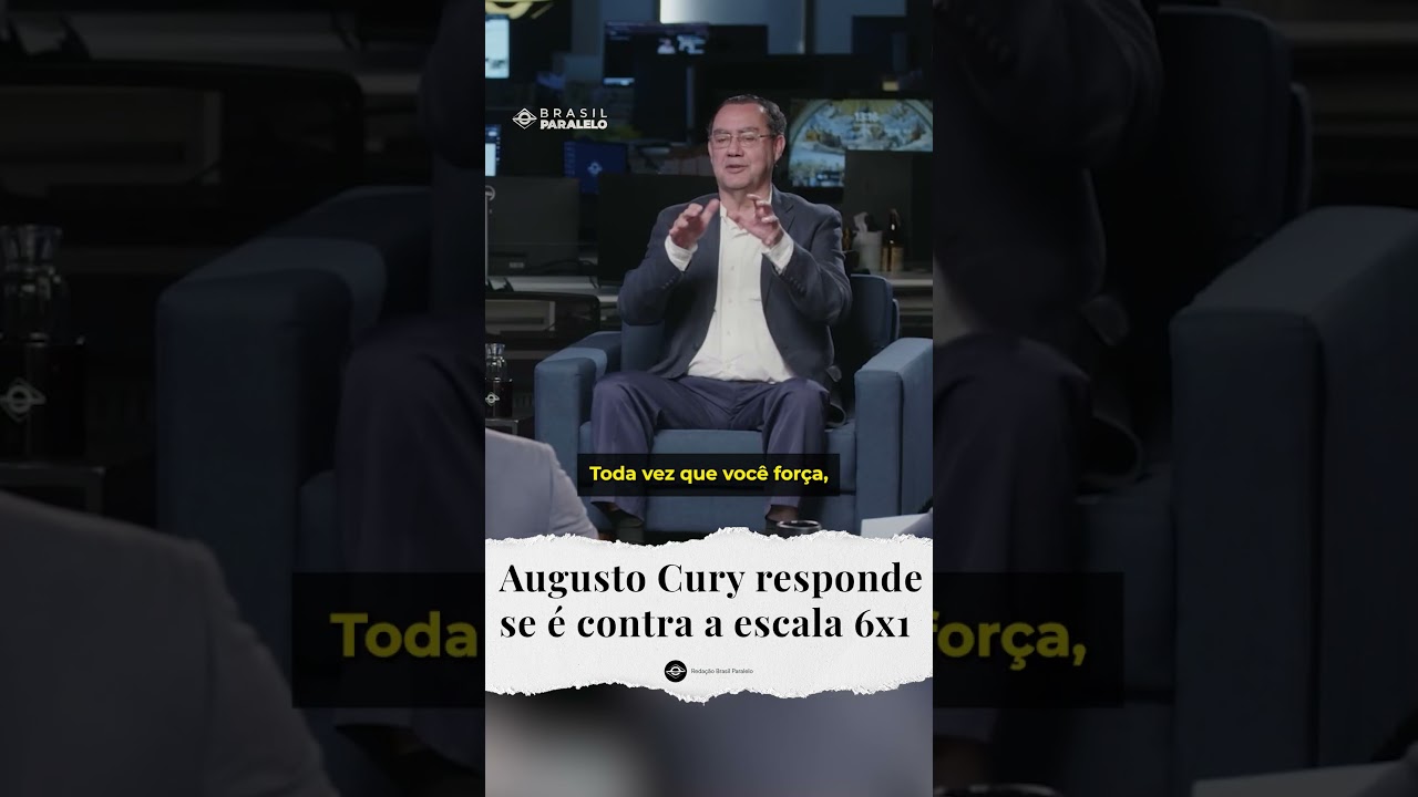 Augusto Cury é contra a escala 6x1?