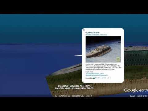 Utforska Titanic i 3D i Google Earth 0 Explore The Titanic In 3D In Google Earth