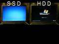 comparison of mtron SSD, HDD (XP boot)
