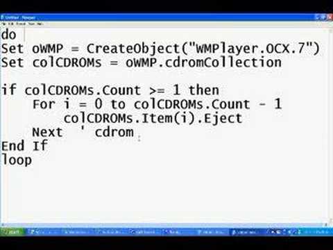 computer hacks - DONT FORGET TO SAVE IT AS .VBS.
