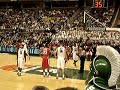@ the breslin center, msu, osu vs. msu.  oden, shots a free throw as izzone, chants, 