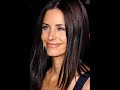 separate pictures of matthew perry and courteney cox with music from monrose and james blunt.