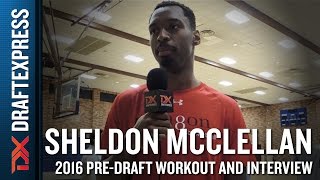 Sheldon McClellan Interview and Highlights from Octagon Pro Day