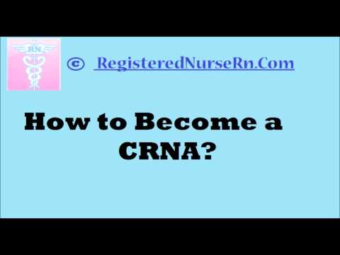 how to become nurse anesthetist