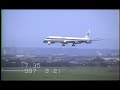 JAA(Japan Asia Airways) DC-8-61 Landing & Taxi