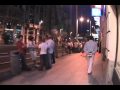 Trip to Madrid video #32-half  naked   men  on streets at night